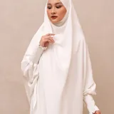 Saqqina Hijab - Aluna Abaya (Abaya Dress Haji dan Umrah) Muslim Gamis Wanita Outer (Bahan Bonanza Super Premium / Anti Uv) thumbnail 7