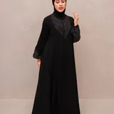 Saqqina Hijab - Rania Abaya (Abaya Dress Haji dan Umrah) Muslim Gamis Wanita Outer (Bahan Bonanza Super Premium / Anti Uv) thumbnail 3