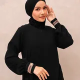 Saqqina Hijab - Zamira Abaya (Abaya Dress Haji dan Umrah) Muslim Gamis Wanita Outer (Bahan Bonanza Super Premium / Anti Uv) thumbnail 1