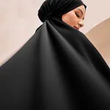 Saqqina Hijab - Nayara French Khimar ( Jilbab Syari Khimar Haji dan Umrah Bahan Bonanza  / Airflow Super Premium) - Anti Uv thumbnail 3