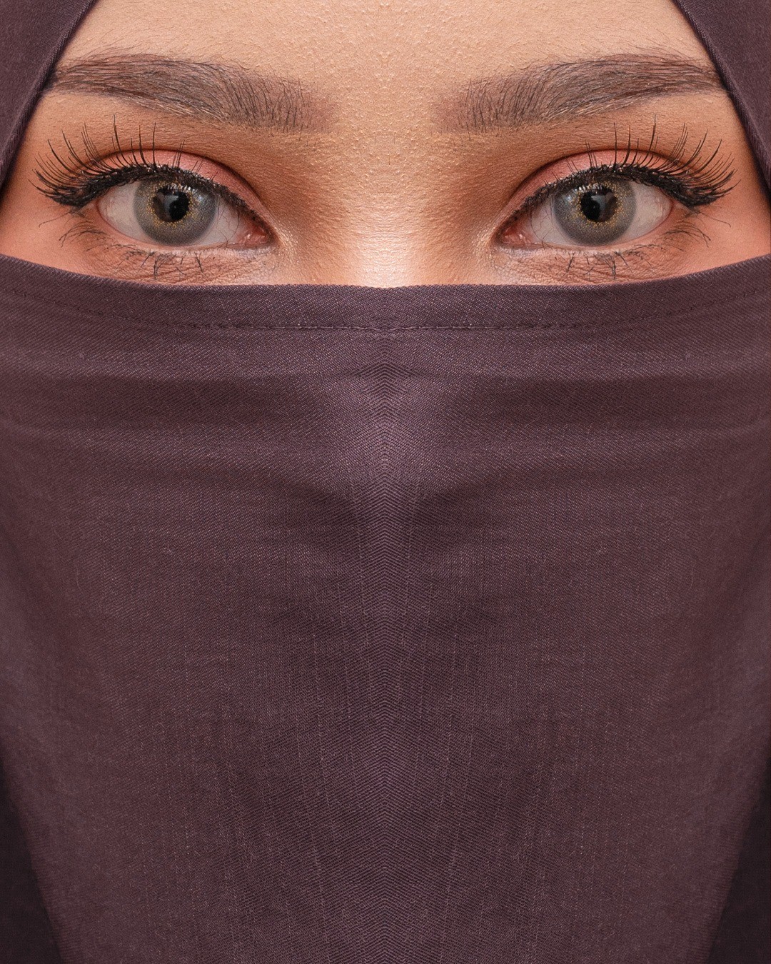 Saqqina Hijab - One Set Abaya Aluna & Khimar Hilya (Abaya Gamis Set Khimar Niqab Haji dan Umrah Bahan Andalusia / Anti Uv) Gamis Muslim Wanita Super Premium Quality - Burgundy